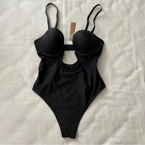 SKIMS Black Shapewear Bodysuit - this is new without the tags